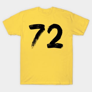 Number 72 T-Shirt